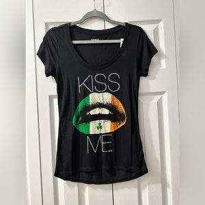 NWT Express “Kiss Me” 100% Micro Modal T-Shirt